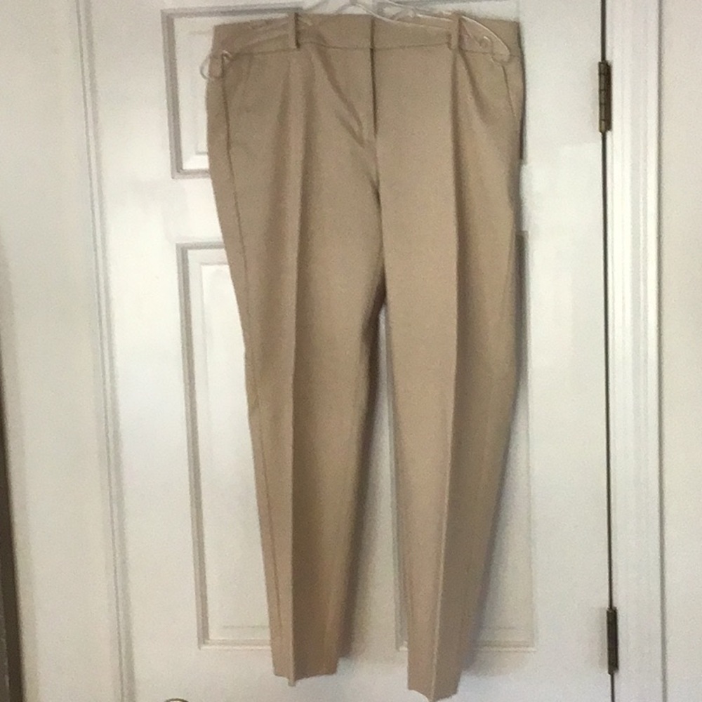Woman’s Classic Tan Dress Pants - Smart Everyday Trousers